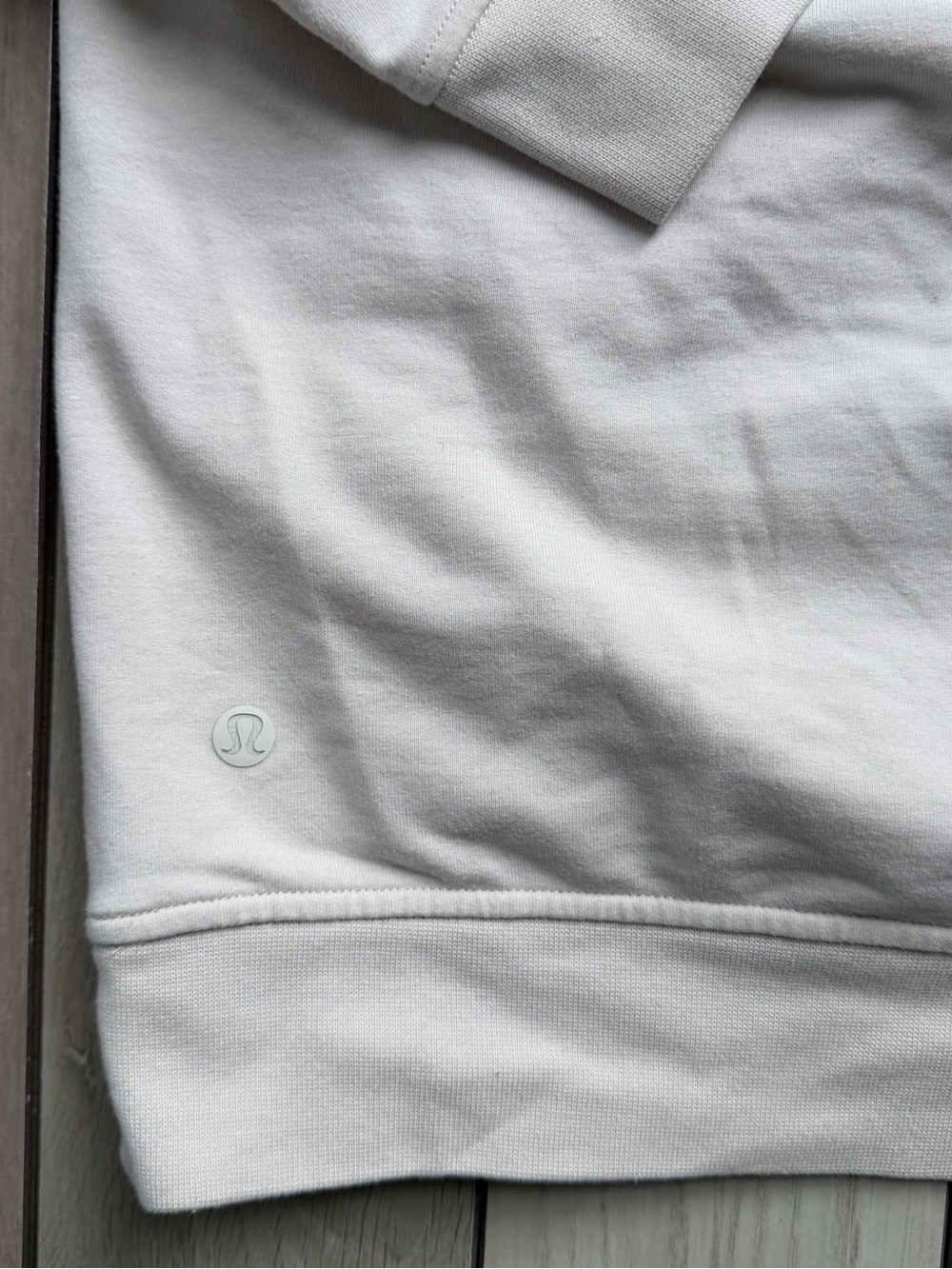 Lululemon Scuba Pullover Hoodie XS Cream White - Picture 6 of 7